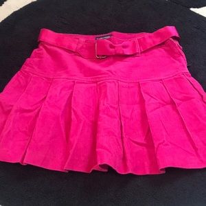 Ralph Lauren girls corduroy pleated shirt with matching belt. Great condition.